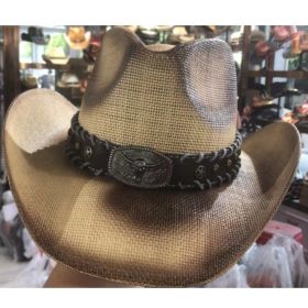 Summer Outdoor Ethnic Style Fedora Hat West (Option: R33C-Free Size)