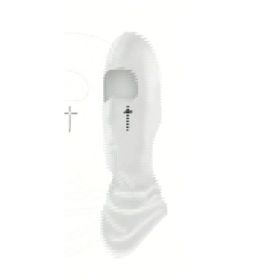 Men's Face Care Sleeve Cap (Option: White-Free Size-1PCS)