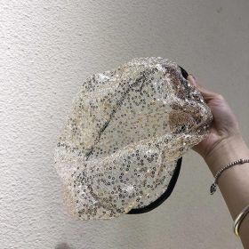 Mesh Hat Cover Gray Hair Lace Pile Heap Cap Thin Spring Women's Big Head Circumference (Option: Yellow-Adjustable 56 To 58cm)