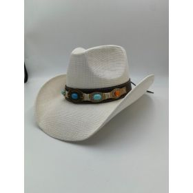 Summer Outdoor Ethnic Style Fedora Hat West (Option: R19A-Free Size)