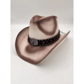 Summer Outdoor Ethnic Style Fedora Hat West (Option: R33B-Free Size)