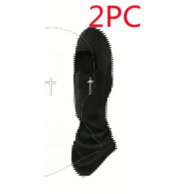 Men's Face Care Sleeve Cap (Option: Black-Free Size-2PCS)