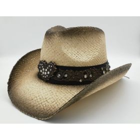 Summer Outdoor Ethnic Style Fedora Hat West (Option: R20BB-Free Size)