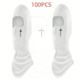 Men's Face Care Sleeve Cap (Option: White-Free Size-100pcs)