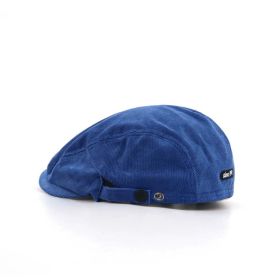 Korean Style All-match Big Head Circumference Newsboy Painter Cap (Option: Blue-M)