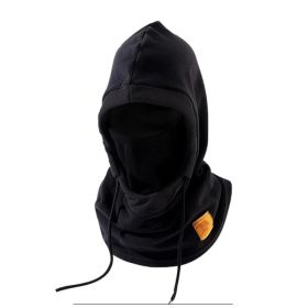 Cycling Beanie Hat, Winter Face Hood,Windproof Warm Polar Fleece Headwear, Cold Weather Gear For Snowboarding, Mountain Climbing, Motorcycle (Option: Black)