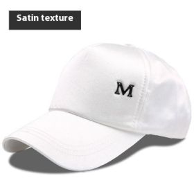 Women's Baseball Cap Versatile Social Online Influencer Fashion (Option: M Standard White-Universal)
